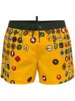 acheter shorts de bain hommes dsquared2 k110 yellow